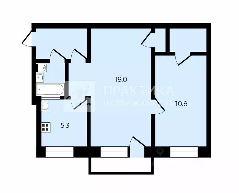 2-к кв. Москва ул. Архитектора Власова, 11К4 (43.0 м) - Фото 2