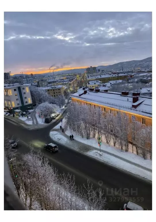 Комната Мурманская область, Мурманск ул. Папанина, 23 (13.0 м) - Фото 0