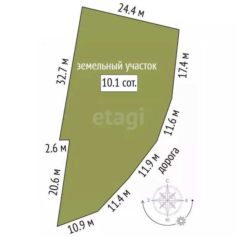 Участок в Севастополь Вещевик СНТ, 166 (10.0 сот.) - Фото 2