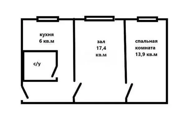 2-комнатная квартира: Казань, улица Декабристов, 106 (46 м) - Фото 0
