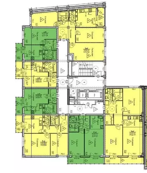 3-к кв. Пензенская область, Пенза ул. Генерала Глазунова, 11 (78.16 м) - Фото 2