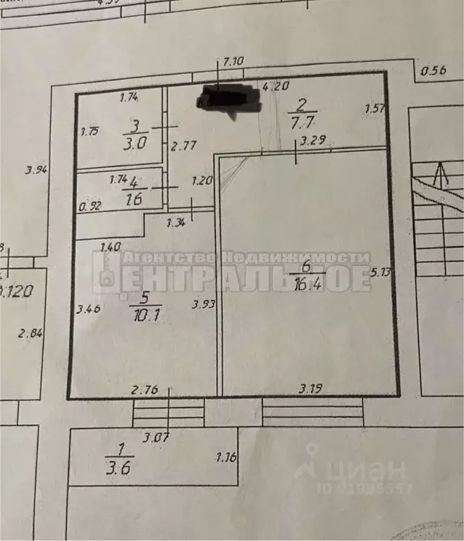 1-к кв. Смоленская область, Смоленск Краснинское ш., 28 (38.8 м) - Фото 1