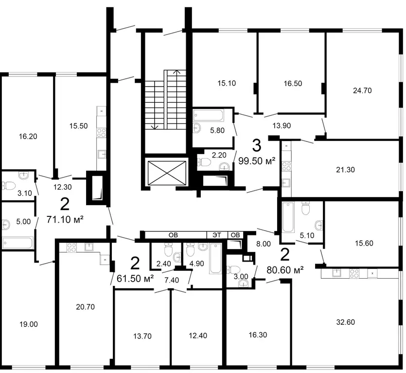 3-к кв. Нижегородская область, Нижний Новгород Краснозвездная ул., 10 ... - Фото 2