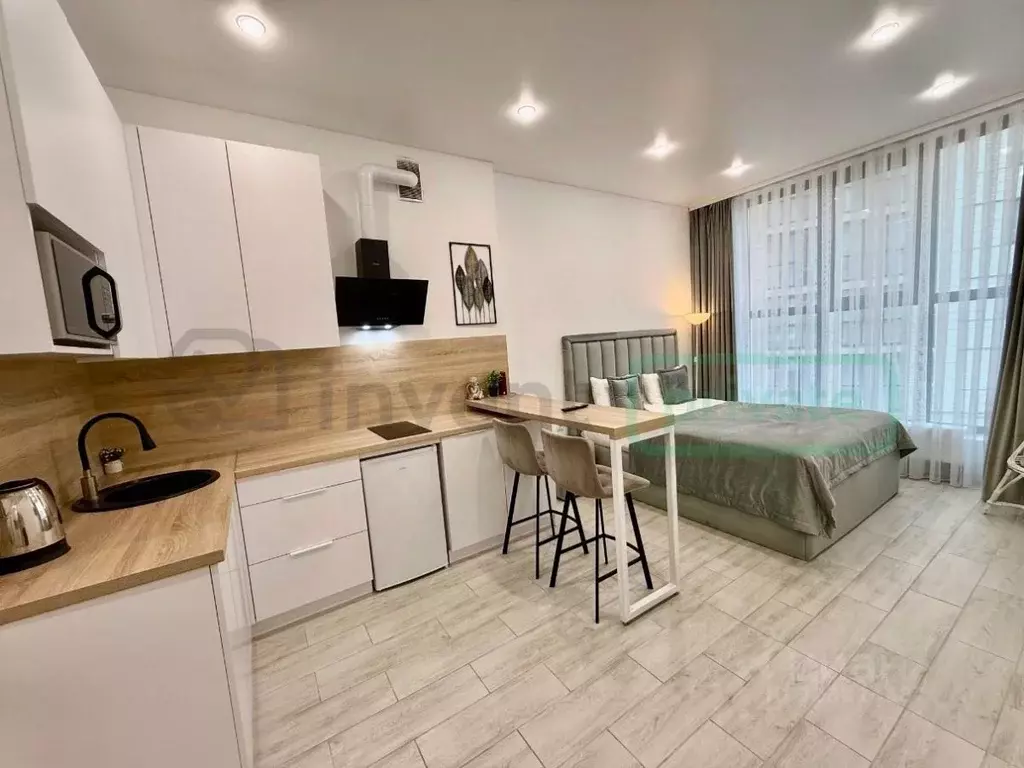 Студия Калининградская область, Зеленоградск ул. Гагарина, 27 (29.0 м) - Фото 1