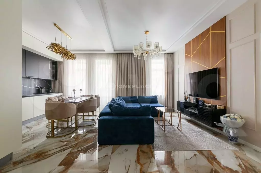 2-к. квартира, 80,7 м, 3/9 эт. - Фото 1