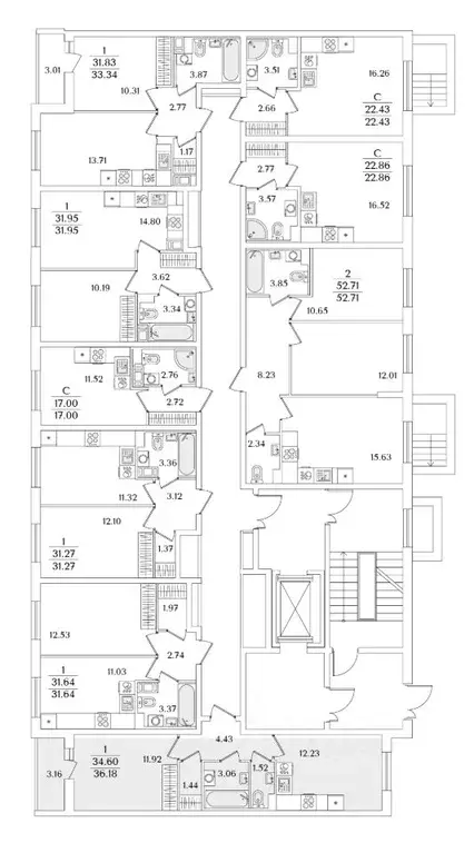 1-к кв. Санкт-Петербург ул. Тамбасова, 5Н (36.18 м) - Фото 1