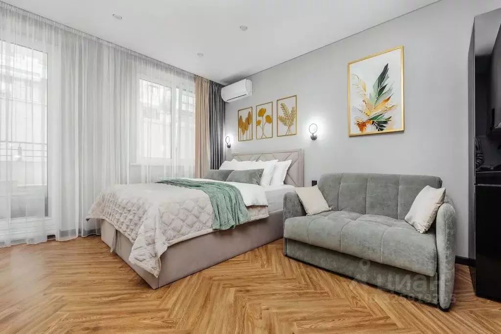 Студия Краснодарский край, Сочи ул. Ленина, 290/8к1 (26.0 м) - Фото 2