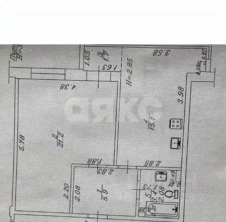1-к кв. Краснодарский край, Анапа ул. Кати Соловьяновой, 84 (47.0 м) - Фото 2