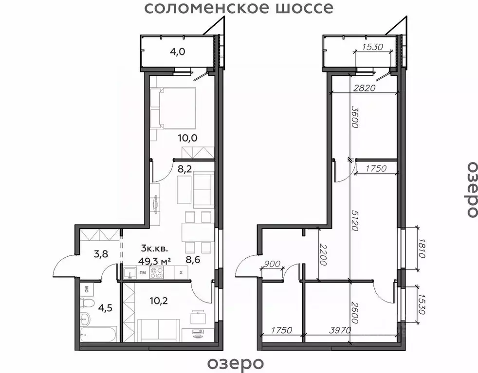 3-к кв. Карелия, Петрозаводск Район Северная промзона, Вороний Наволок ... - Фото 0