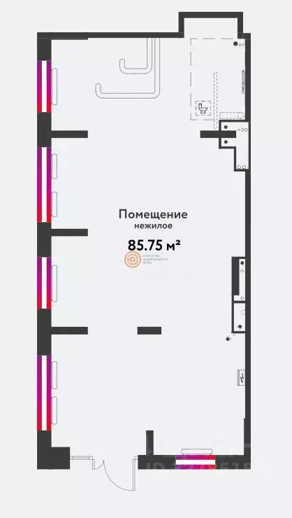 Помещение свободного назначения в Тюменская область, Тюмень ул. 50 лет ... - Фото 1