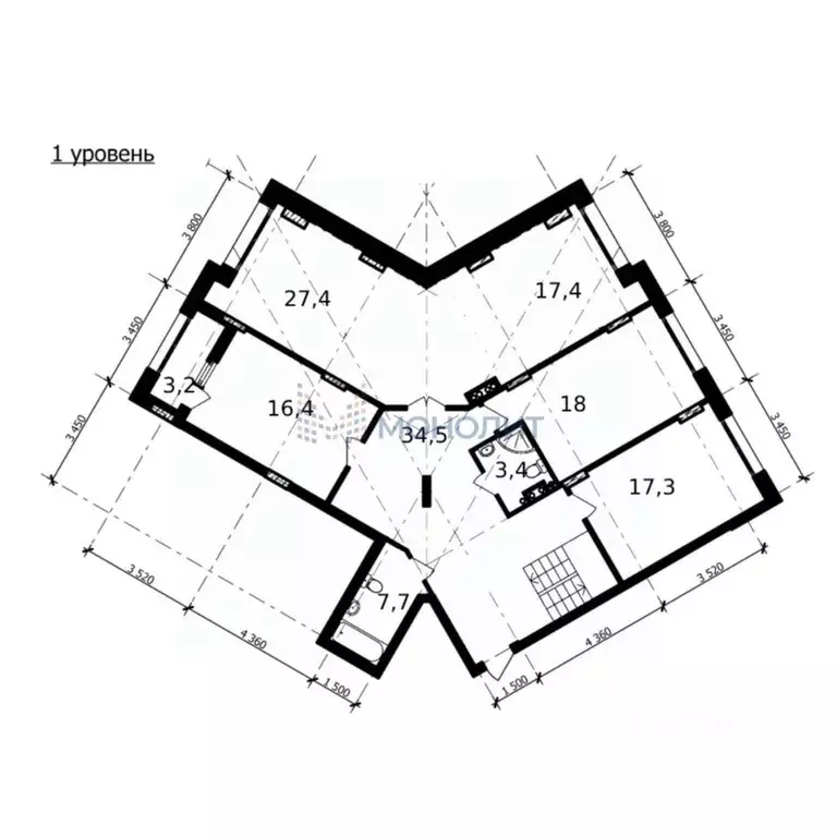 4-к кв. Нижегородская область, Нижний Новгород ул. Владимира ... - Фото 0