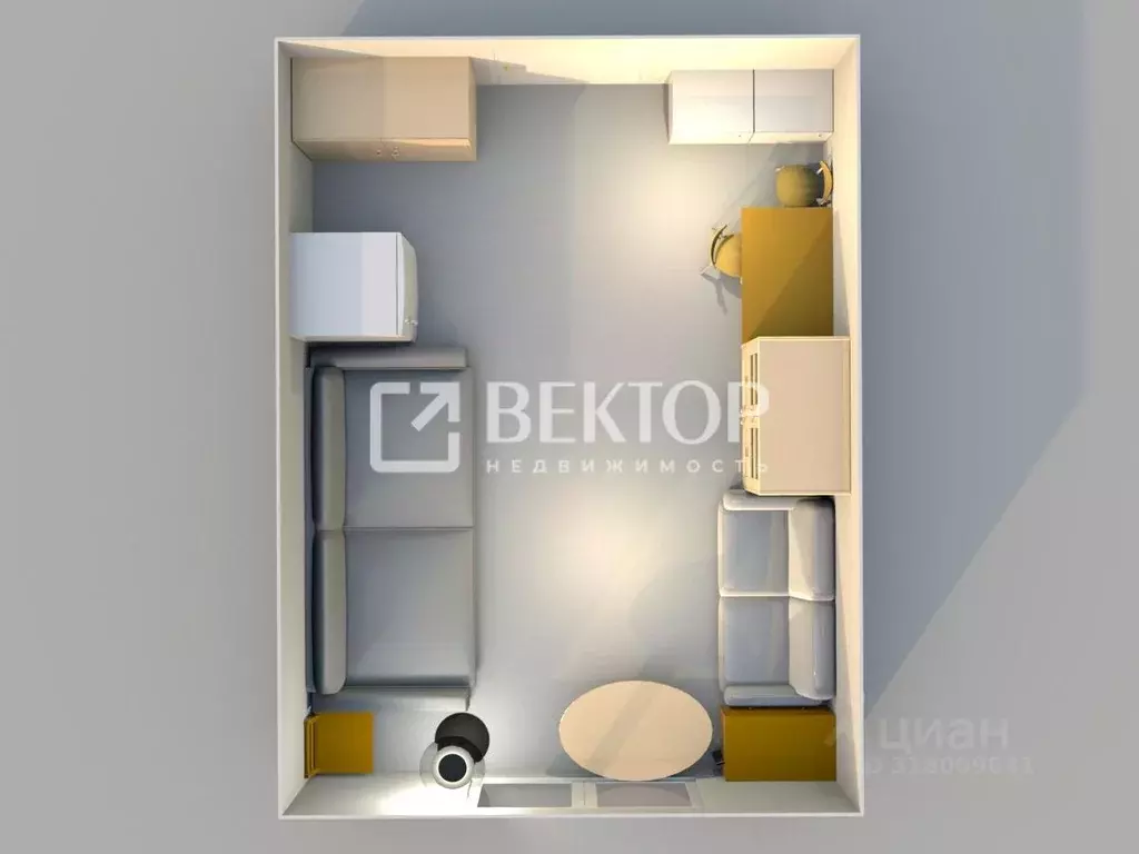 Студия Костромская область, Кострома Кинешемское ш., 15 (17.2 м) - Фото 1