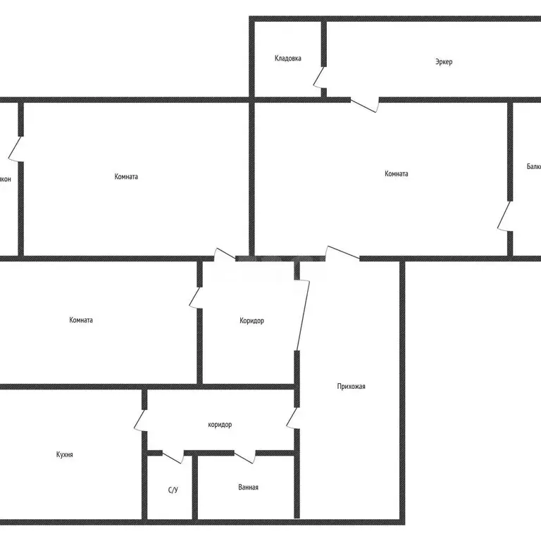 3-комнатная квартира: Строитель, улица Мира, 24 (71.8 м) - Фото 1
