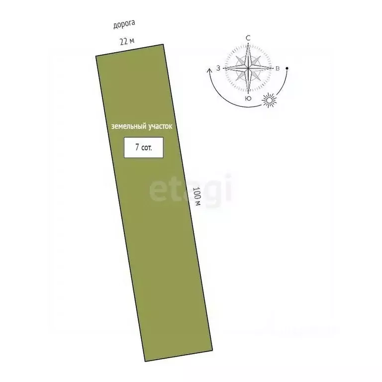 Участок в Ростовская область, Аксайский район, Ольгинское с/пос, ... - Фото 2