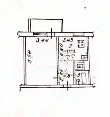 1-к кв. Липецкая область, Липецк ул. А.Г. Стаханова, 18 (38.0 м) - Фото 1