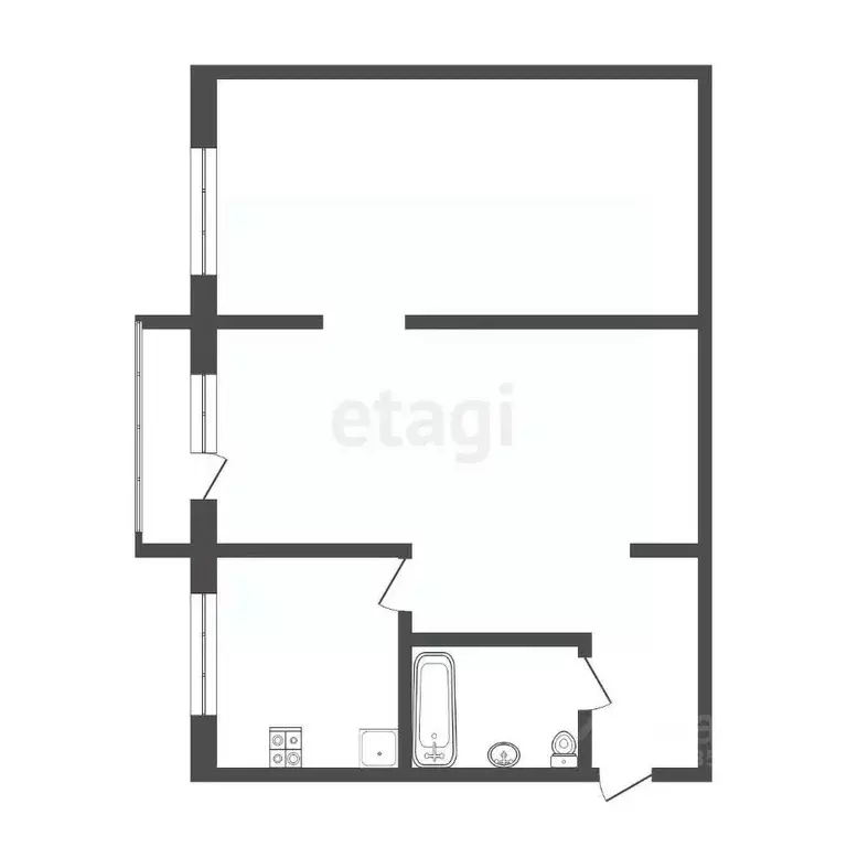 2-к кв. Алтайский край, Бийск Советская ул., 66 (42.4 м) - Фото 1