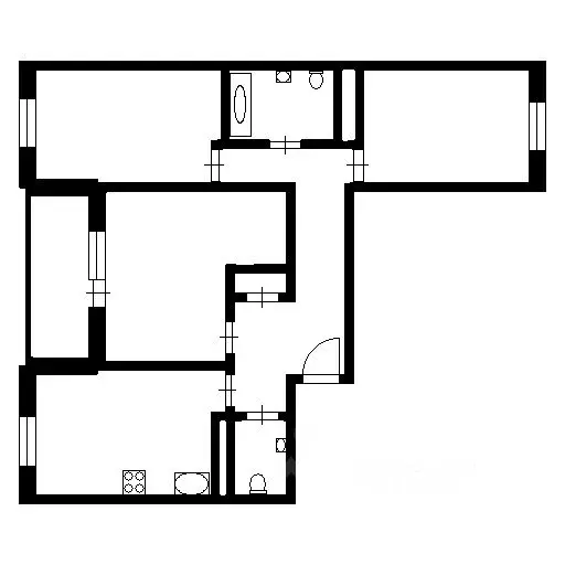 3-к кв. Московская область, Видное ул. Березовая, 18 (76.0 м) - Фото 2