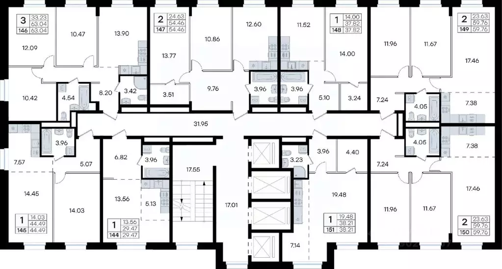 Студия Приморский край, Владивосток ул. Тухачевского, 80 (38.21 м) - Фото 2