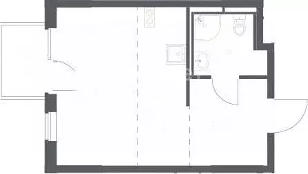 Студия Московская область, Мытищи ул. Стрельбище Динамо, 10 (28.0 м) - Фото 2