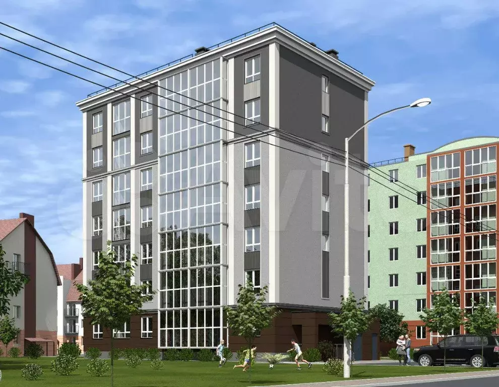4-к. квартира, 35,9 м, 2/7 эт. - Фото 1