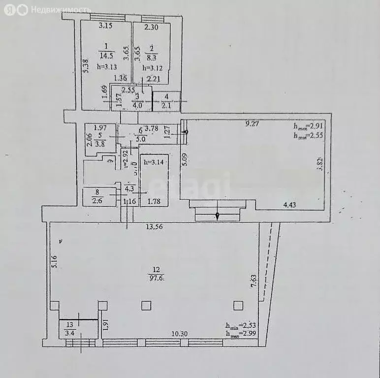 Помещение свободного назначения (212 м) - Фото 0
