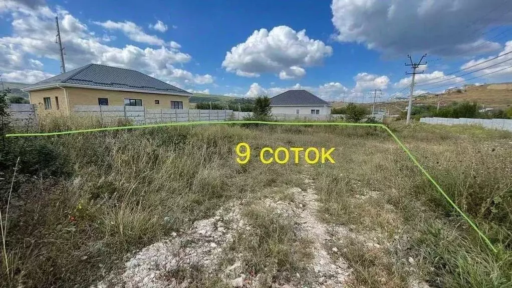 Участок в Крым, Симферопольский район, с. Доброе ул. Лесная (9.0 сот.) - Фото 1