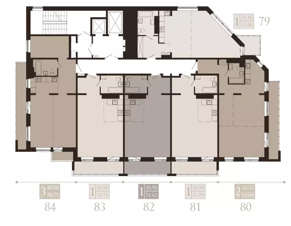 1-к кв. Иркутская область, Иркутск Советская ул., 115/1 (51.09 м) - Фото 2