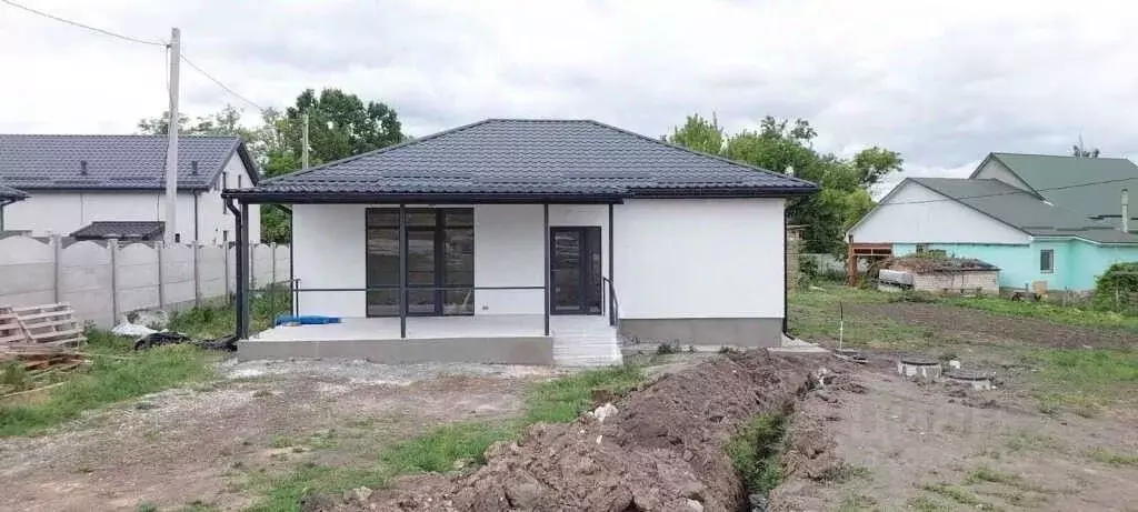 Дом в Крым, Симферопольский район, Трудовское с/пос, с. Строгоновка ... - Фото 1