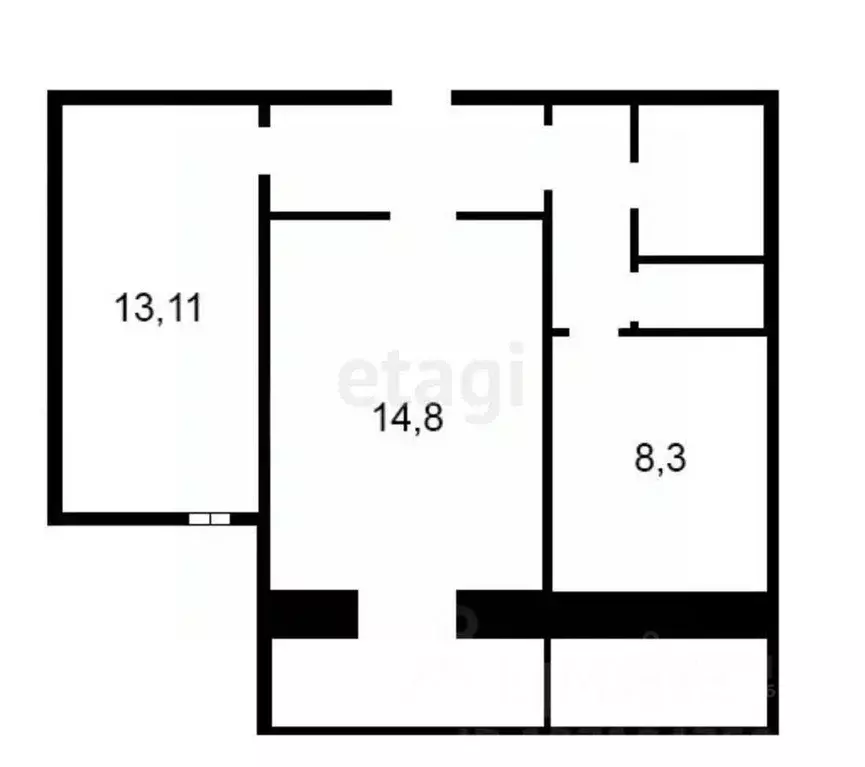 2-к кв. Тульская область, Тула ул. Максимовского, 10 (56.3 м) - Фото 0