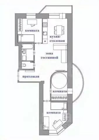 4-к кв. Мордовия, Саранск ул. Ульянова, 93 (74.0 м) - Фото 0