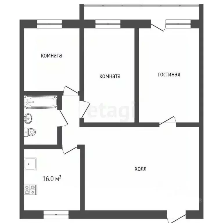 3-к кв. Владимирская область, Муром Красногвардейская ул., 8 (96.0 м) - Фото 2