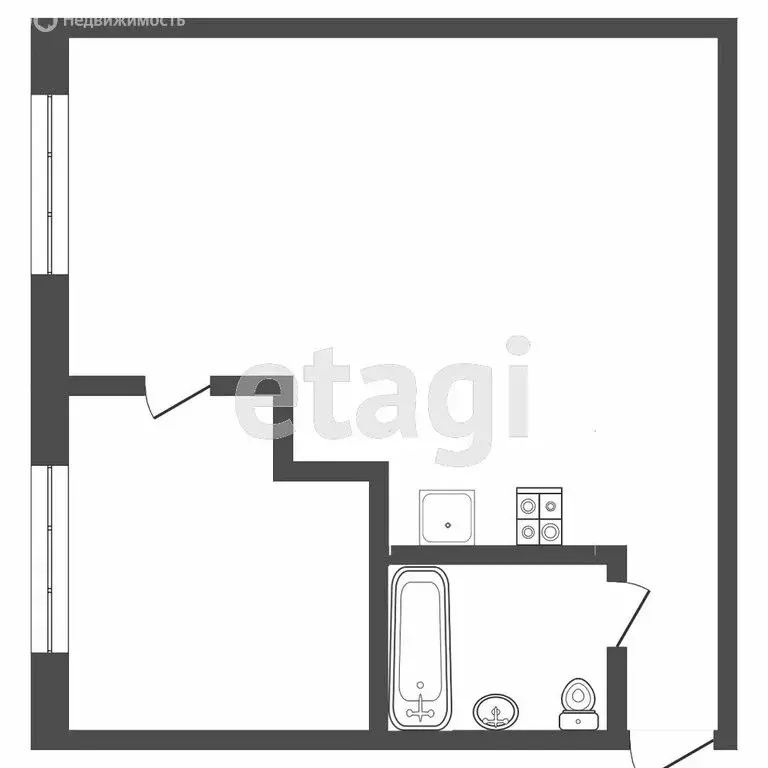 1-комнатная квартира: Тверь, улица Веселова, 30 (32 м) - Фото 0