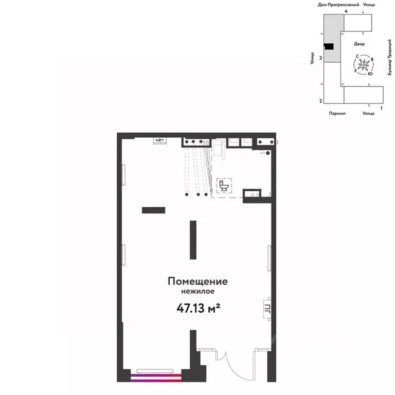 Торговая площадь в Тюменская область, Тюмень ул. Андрея Кореневского, ... - Фото 1