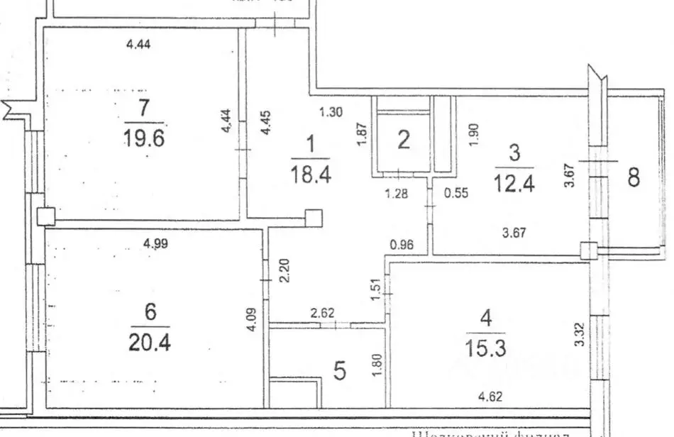 3-к кв. Московская область, Щелково ул. Неделина, 24 (98.0 м) - Фото 2