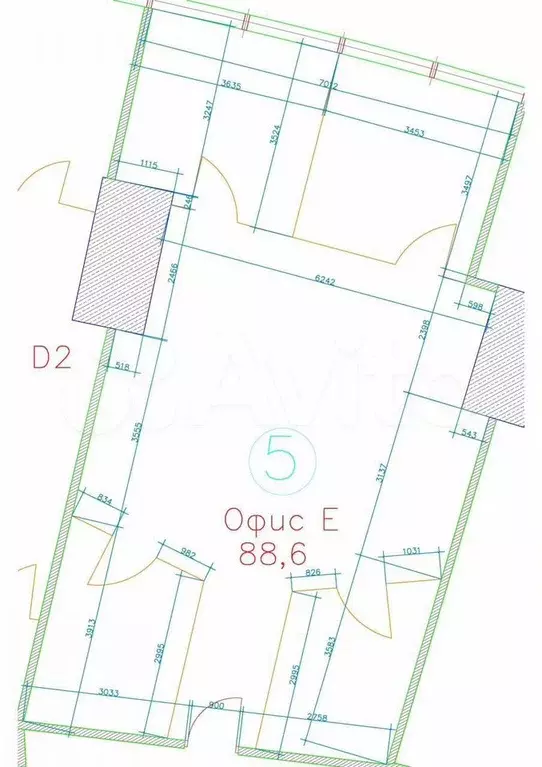 Офис, 88 м Москва-Сити - Фото 0