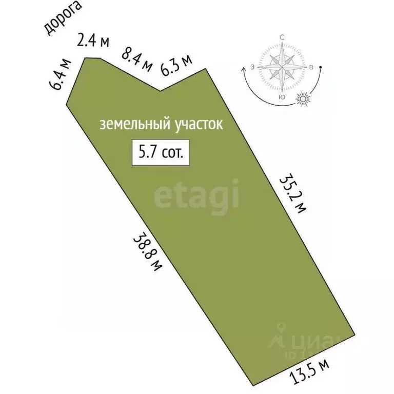 Участок в Марий Эл, Йошкар-Ола Мичуринец СНТ, 14/67 (5.7 сот.) - Фото 2