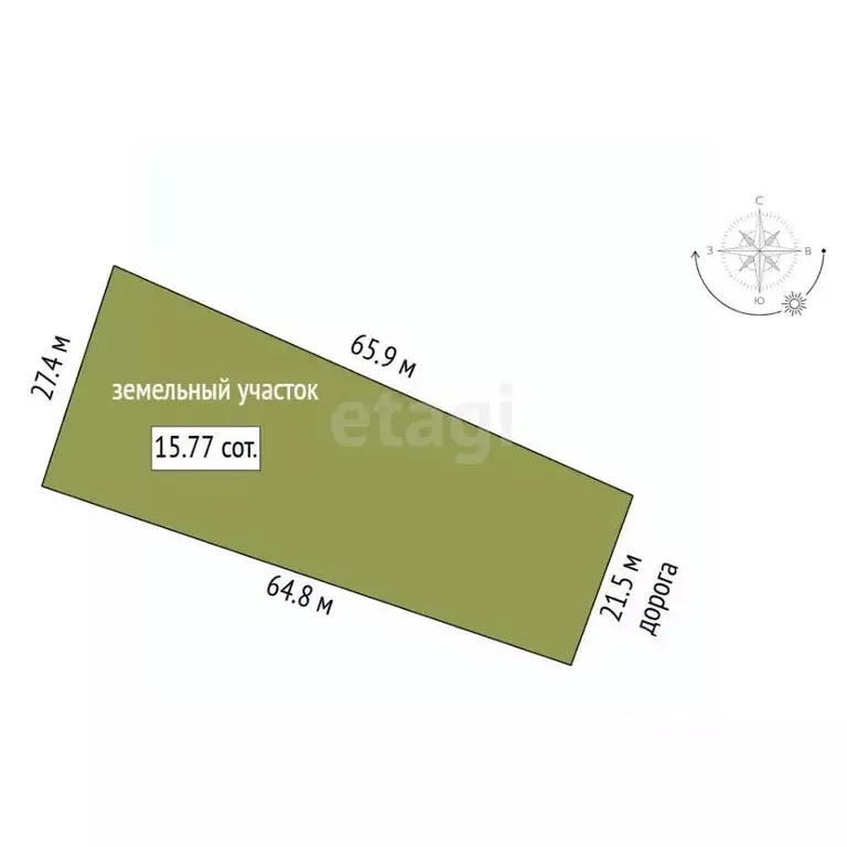 Участок в Ростовская область, Гуково Короткая ул. (15.77 сот.) - Фото 2