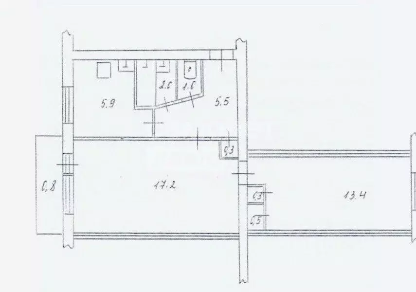 2-к кв. Карелия, Медвежьегорск ул. Максима Горького, 4 (46.1 м) - Фото 2