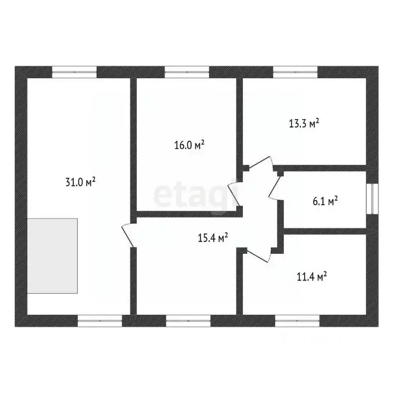 Дом в Амурская область, Благовещенский район, с. Чигири Центральная ... - Фото 1