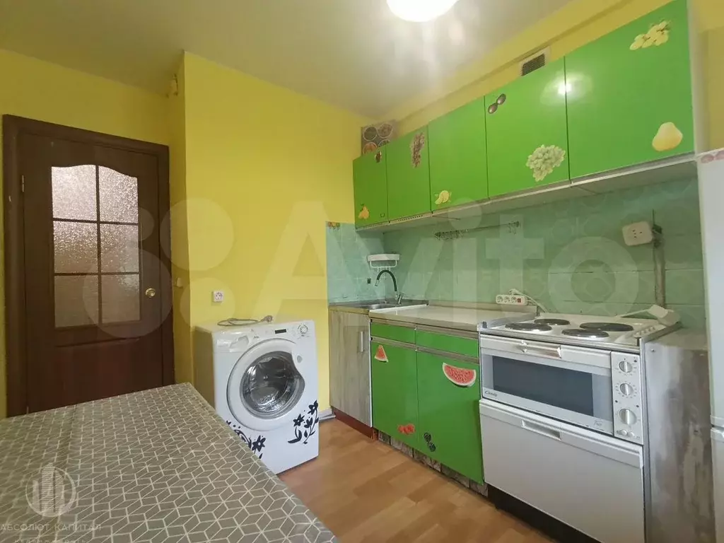 1-к. квартира, 34 м, 4/12 эт. - Фото 1