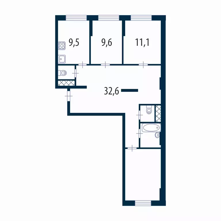 Продаётся 3-к квартира, 85 м - Фото 0
