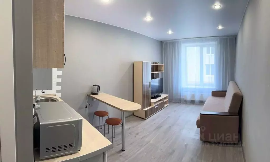 Студия Томская область, Томск Солнечный мкр, ул. Герасименко, 7 (18.0 ... - Фото 1