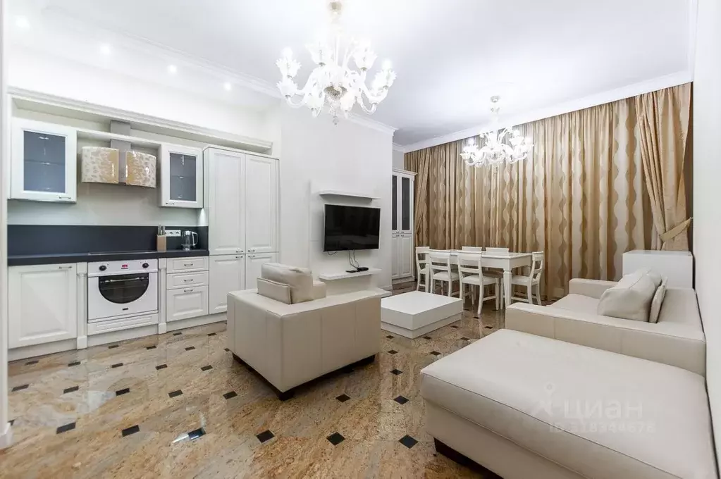 4-к кв. Москва Большая Грузинская ул., 69 (132.0 м) - Фото 0