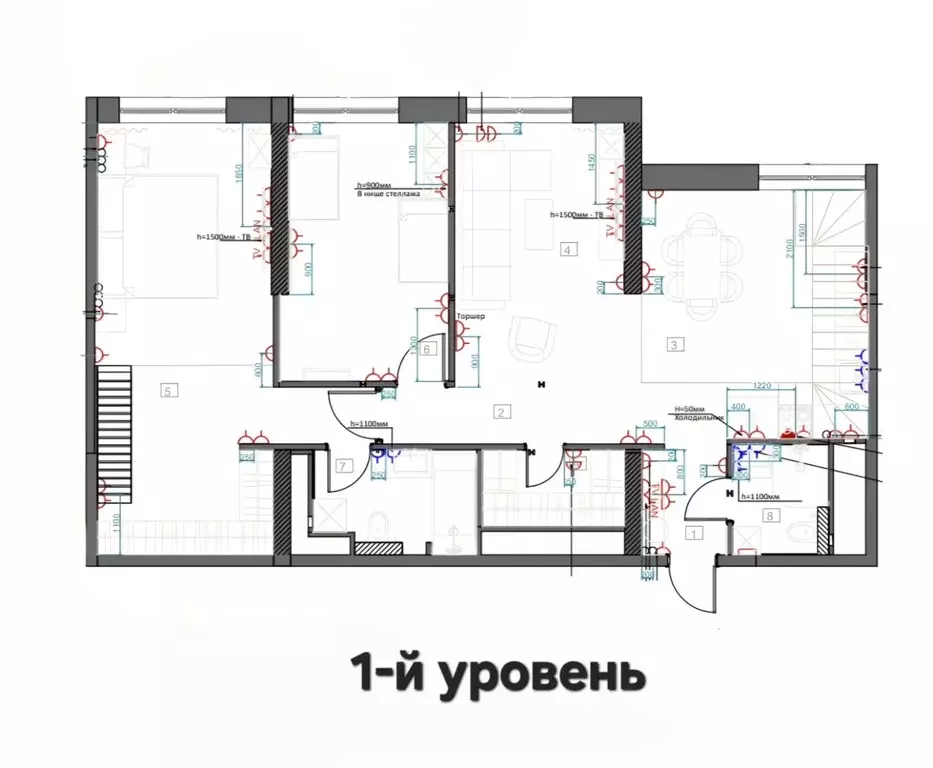 5-к кв. Москва 3-я Гражданская ул., 35С6 (140.0 м) - Фото 1