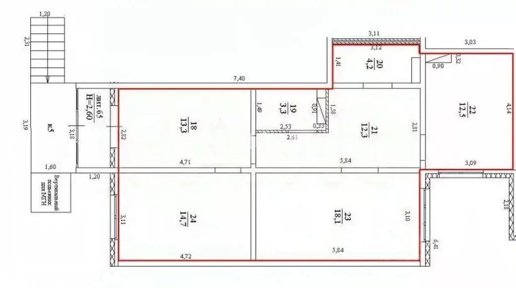 Офис в Ульяновская область, Ульяновск Кузоватовская ул., 25А (79 м) - Фото 1