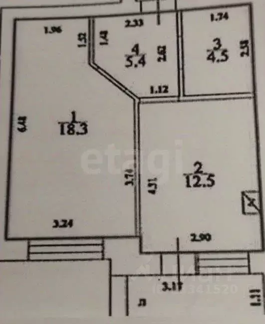 1-к кв. Ульяновская область, Ульяновск бул. Ильюшина, 5 (40.7 м) - Фото 1