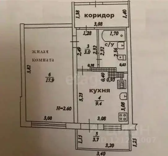 1-к кв. Краснодарский край, Темрюк ул. Анджиевского, 55к19 (38.7 м) - Фото 1