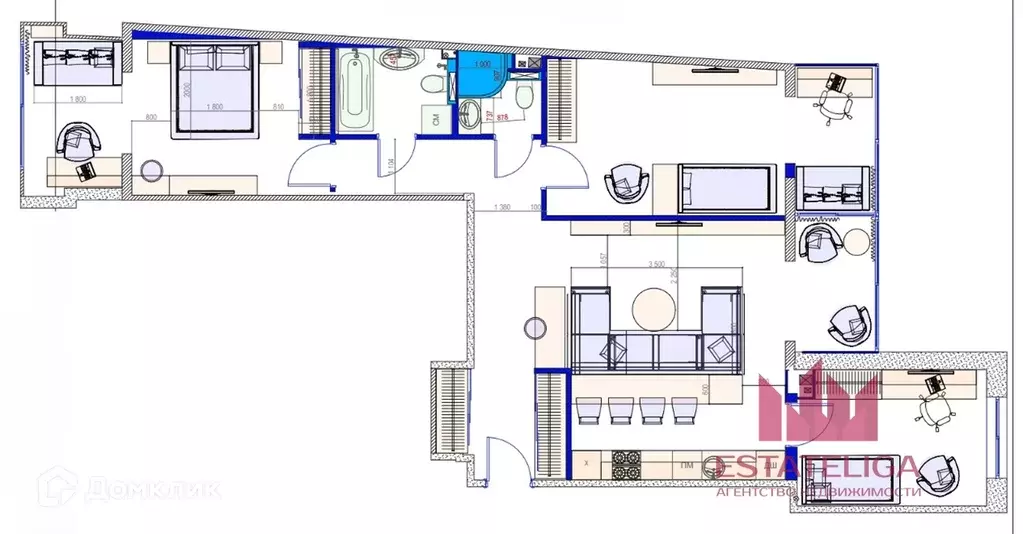 Продаётся 3-к квартира, 103.5 м - Фото 1