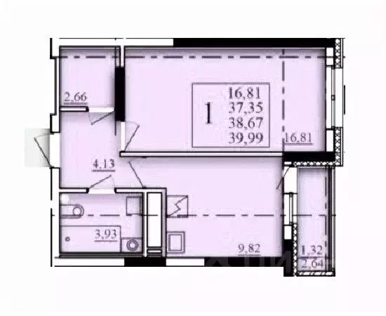 1-к кв. Башкортостан, Уфа Затон-Восточный жилрайон, Паруса жилой ... - Фото 1