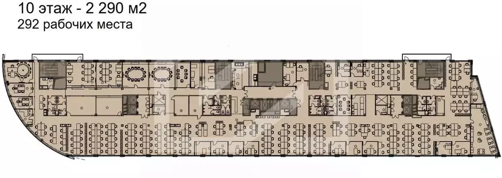 Помещение свободного назначения в Москва ул. Правды, 26 (2290 м) - Фото 2